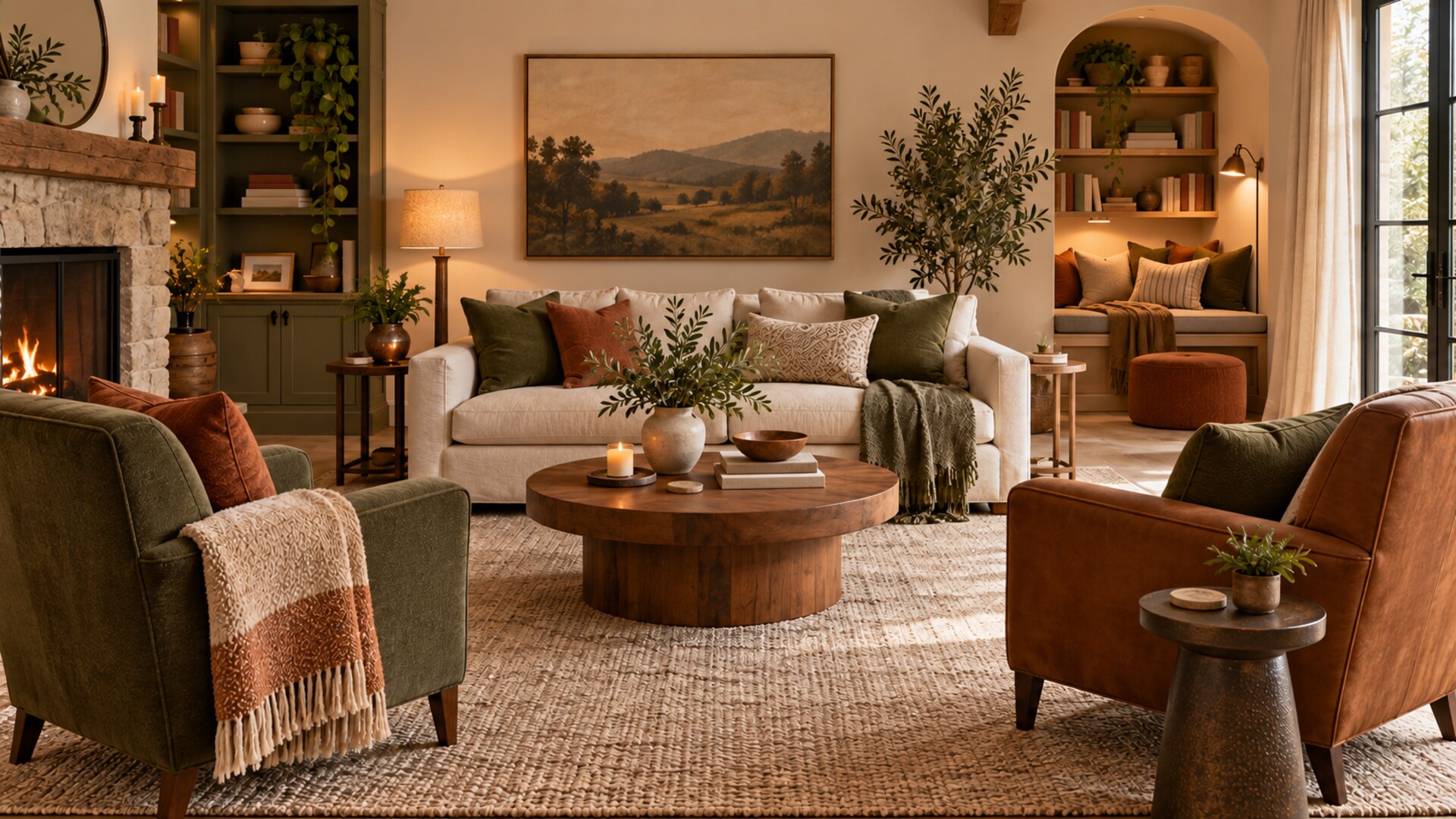 Designing an Inviting Living Room for Rest, Reading, and Connection